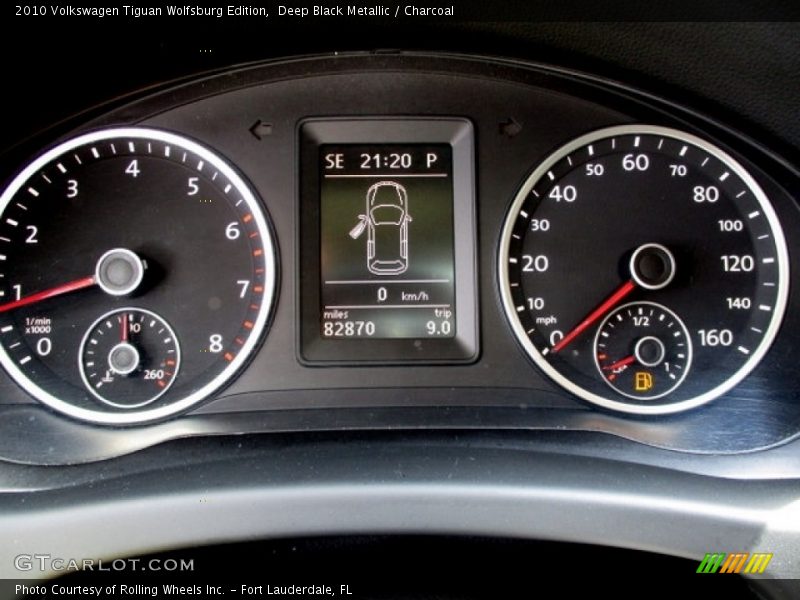 Deep Black Metallic / Charcoal 2010 Volkswagen Tiguan Wolfsburg Edition