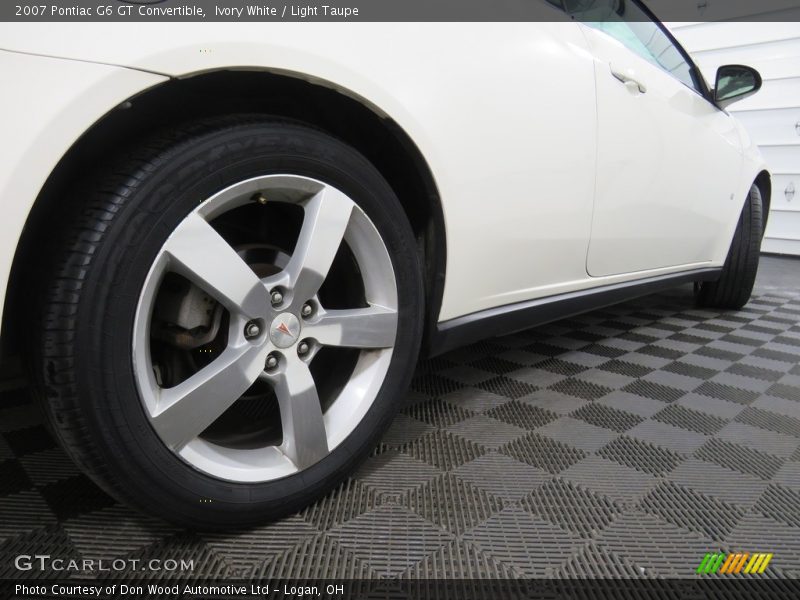 Ivory White / Light Taupe 2007 Pontiac G6 GT Convertible