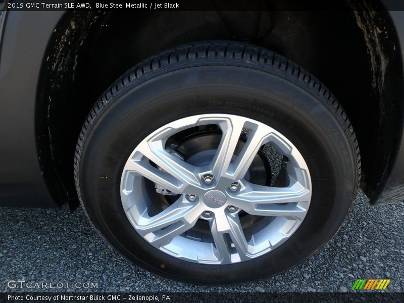 Blue Steel Metallic / Jet Black 2019 GMC Terrain SLE AWD
