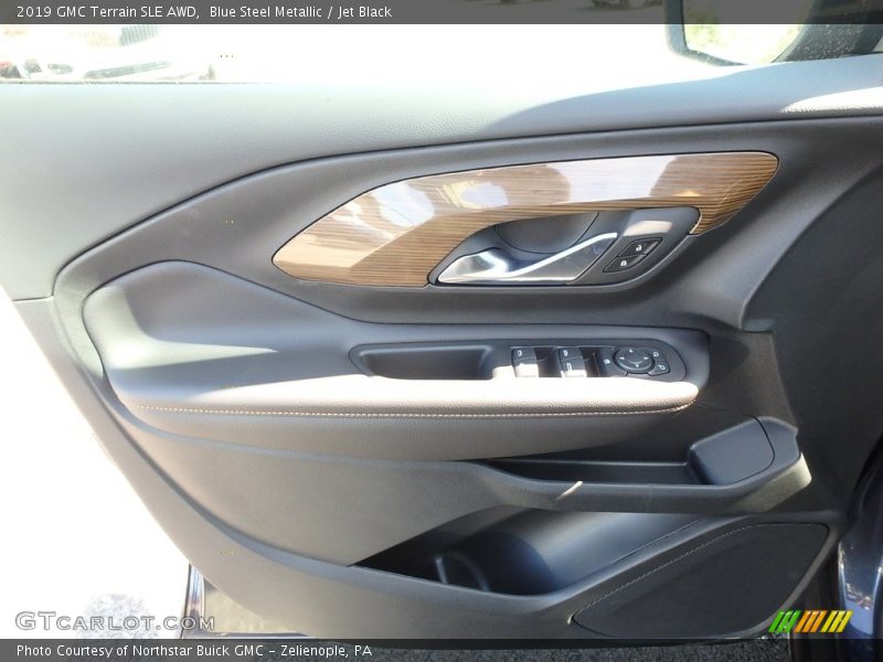 Blue Steel Metallic / Jet Black 2019 GMC Terrain SLE AWD
