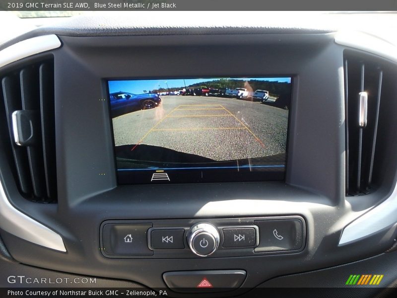 Blue Steel Metallic / Jet Black 2019 GMC Terrain SLE AWD