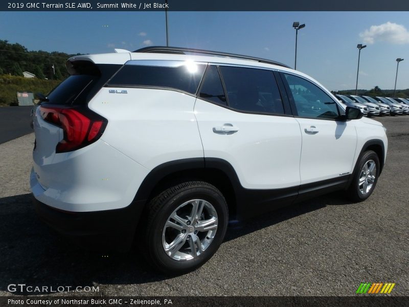 Summit White / Jet Black 2019 GMC Terrain SLE AWD