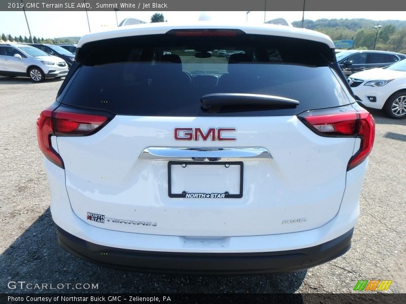 Summit White / Jet Black 2019 GMC Terrain SLE AWD