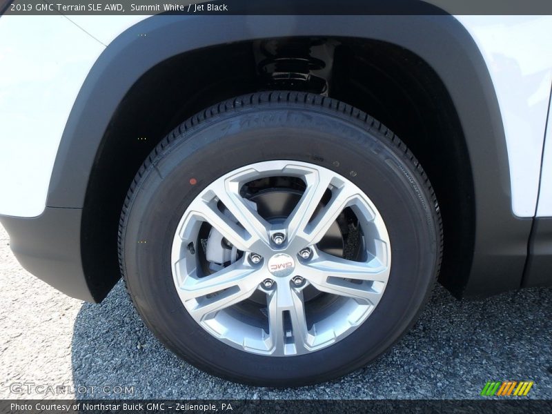 Summit White / Jet Black 2019 GMC Terrain SLE AWD