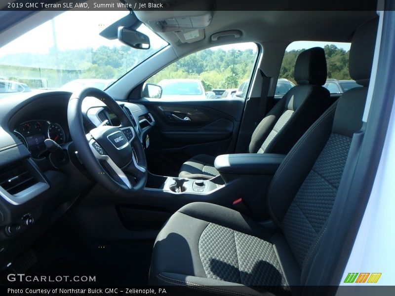 Summit White / Jet Black 2019 GMC Terrain SLE AWD