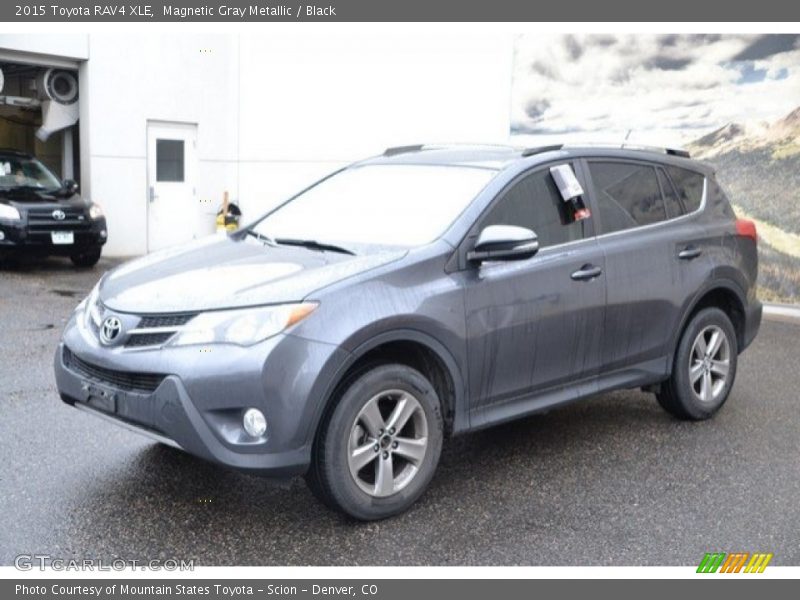 Magnetic Gray Metallic / Black 2015 Toyota RAV4 XLE