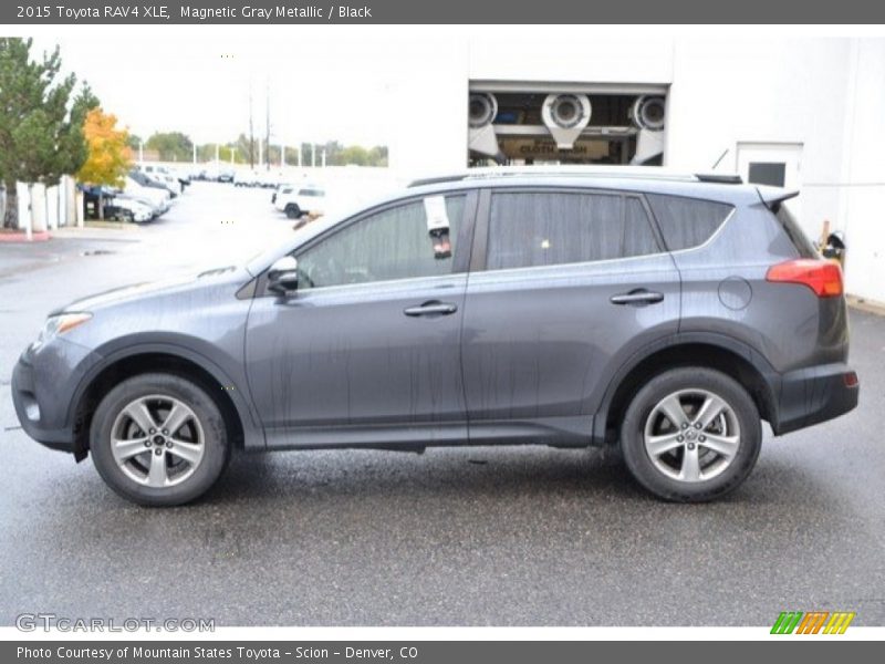 Magnetic Gray Metallic / Black 2015 Toyota RAV4 XLE