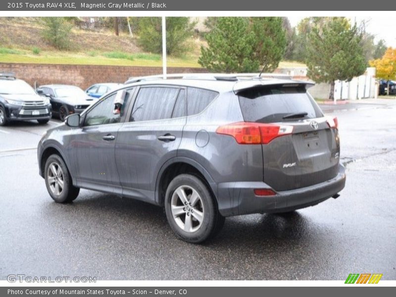 Magnetic Gray Metallic / Black 2015 Toyota RAV4 XLE