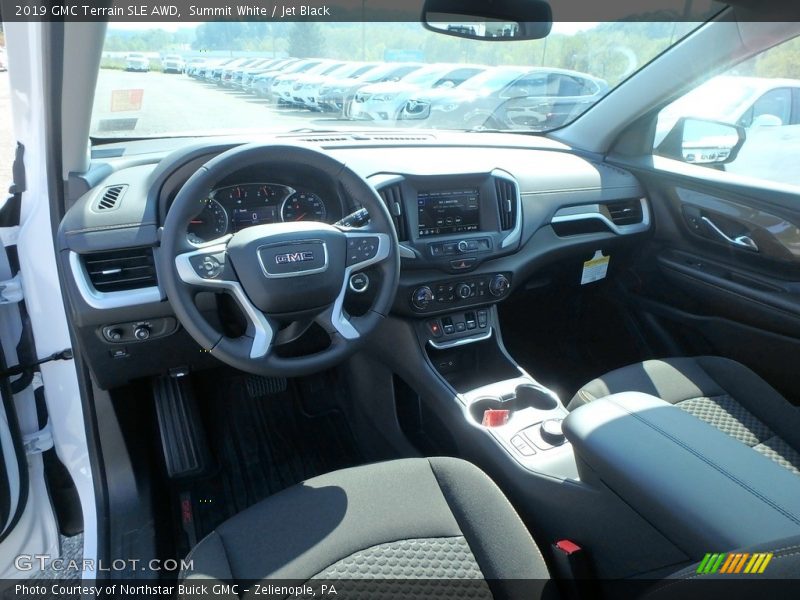 Summit White / Jet Black 2019 GMC Terrain SLE AWD