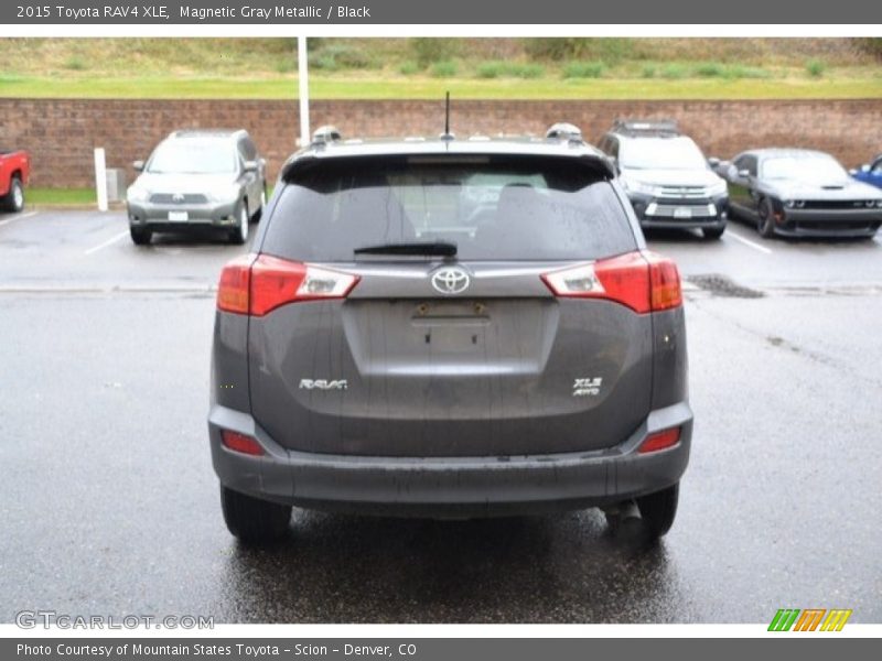 Magnetic Gray Metallic / Black 2015 Toyota RAV4 XLE
