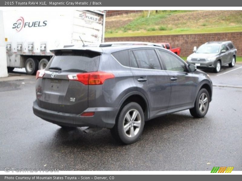 Magnetic Gray Metallic / Black 2015 Toyota RAV4 XLE