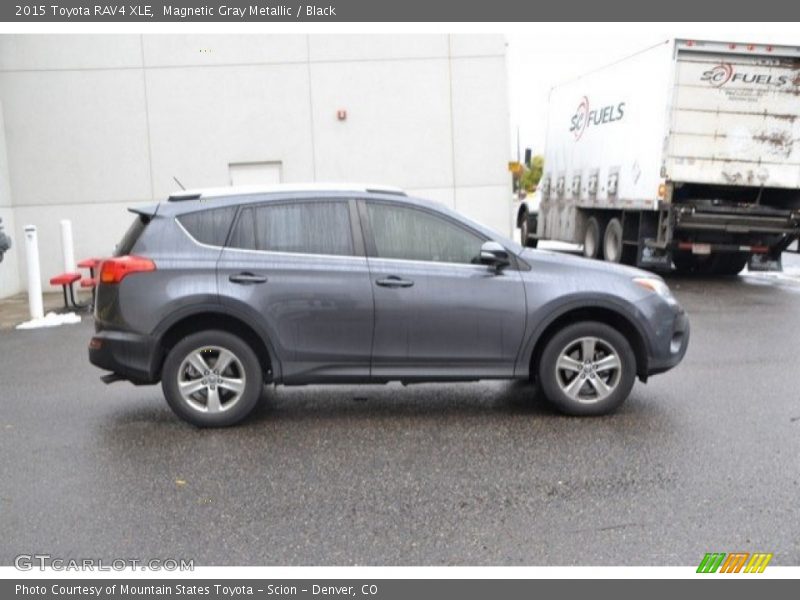 Magnetic Gray Metallic / Black 2015 Toyota RAV4 XLE
