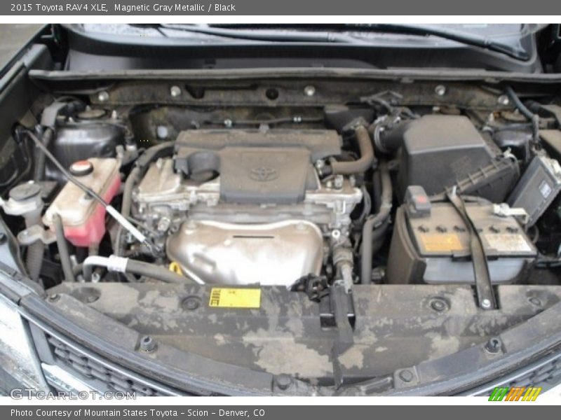 Magnetic Gray Metallic / Black 2015 Toyota RAV4 XLE