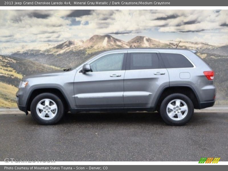 Mineral Gray Metallic / Dark Graystone/Medium Graystone 2013 Jeep Grand Cherokee Laredo 4x4
