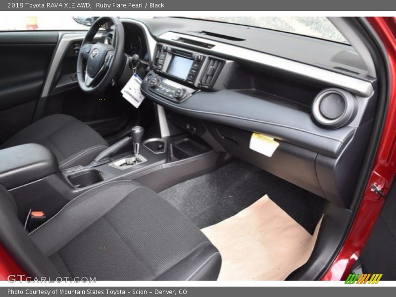 Ruby Flare Pearl / Black 2018 Toyota RAV4 XLE AWD