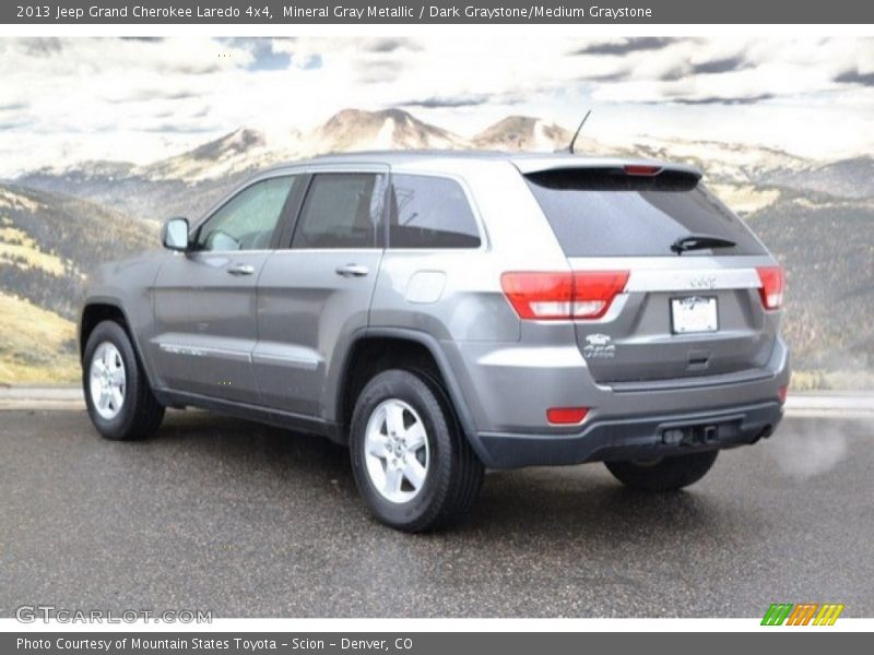 Mineral Gray Metallic / Dark Graystone/Medium Graystone 2013 Jeep Grand Cherokee Laredo 4x4