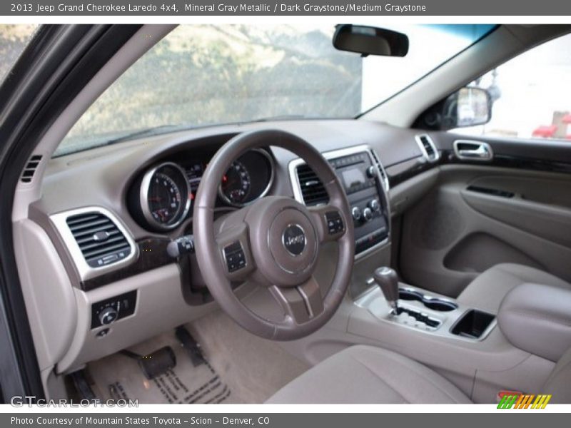 Mineral Gray Metallic / Dark Graystone/Medium Graystone 2013 Jeep Grand Cherokee Laredo 4x4