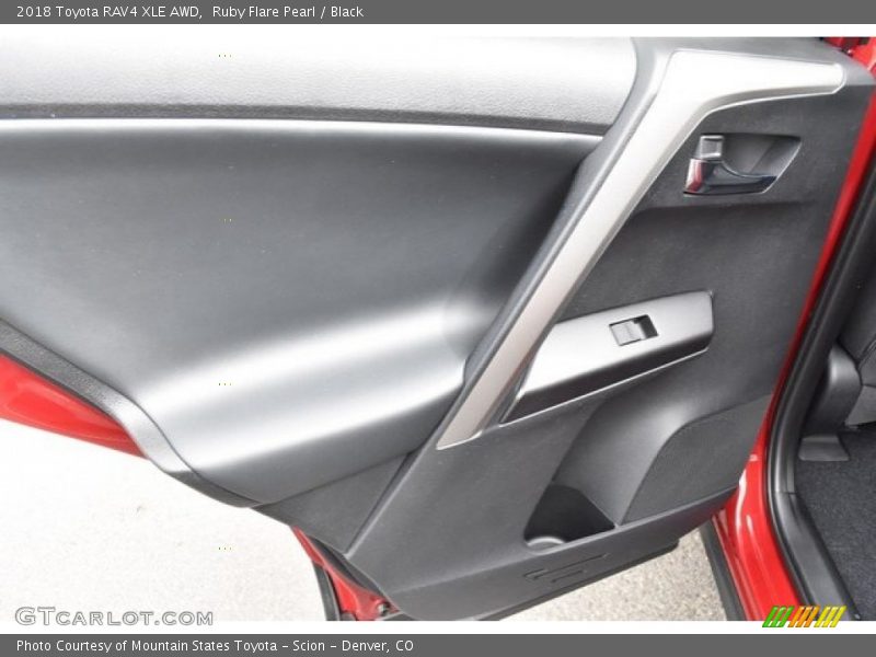 Ruby Flare Pearl / Black 2018 Toyota RAV4 XLE AWD