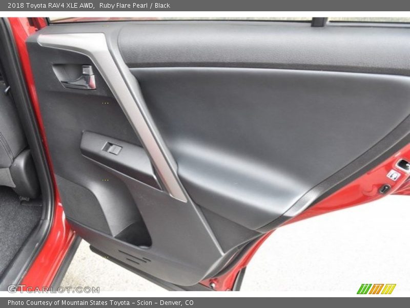 Ruby Flare Pearl / Black 2018 Toyota RAV4 XLE AWD