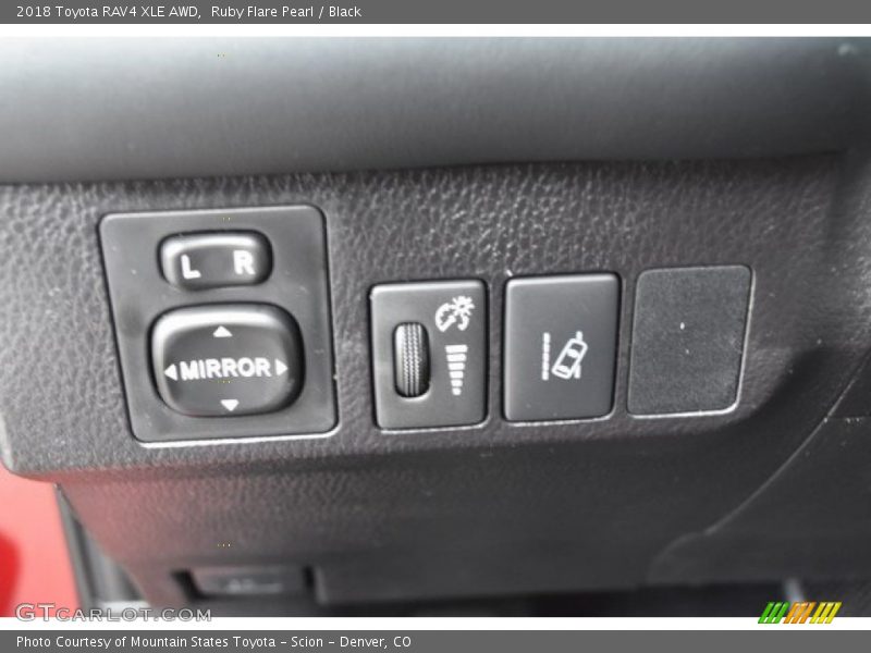 Ruby Flare Pearl / Black 2018 Toyota RAV4 XLE AWD
