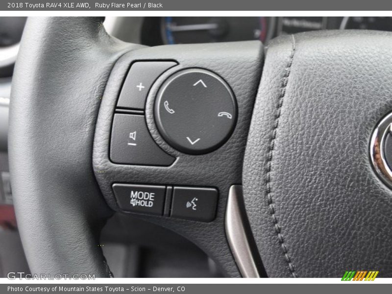 Ruby Flare Pearl / Black 2018 Toyota RAV4 XLE AWD
