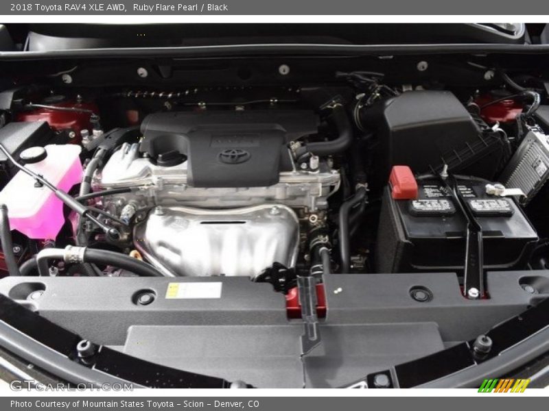 Ruby Flare Pearl / Black 2018 Toyota RAV4 XLE AWD