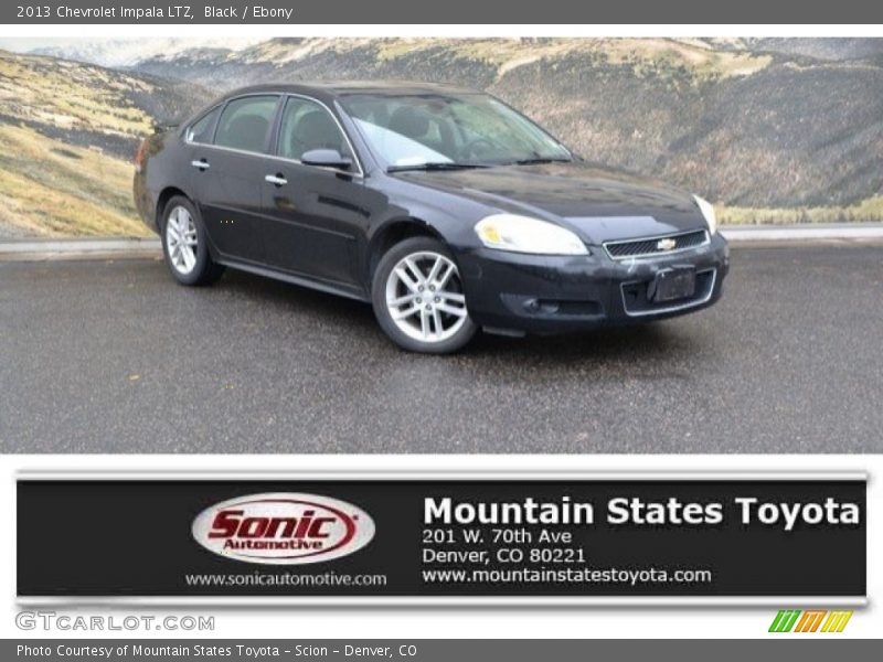 Black / Ebony 2013 Chevrolet Impala LTZ