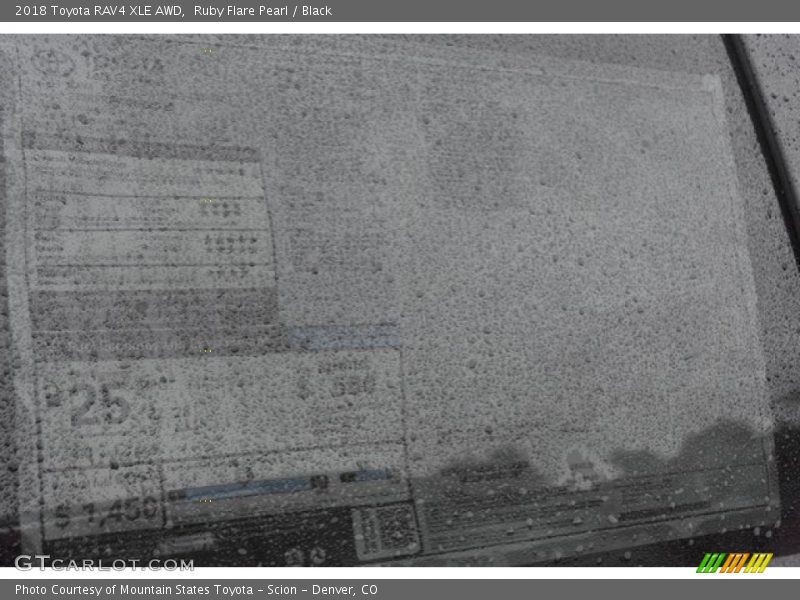 Ruby Flare Pearl / Black 2018 Toyota RAV4 XLE AWD
