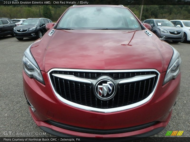 Chili Red Metallic / Ebony 2019 Buick Envision Essence AWD