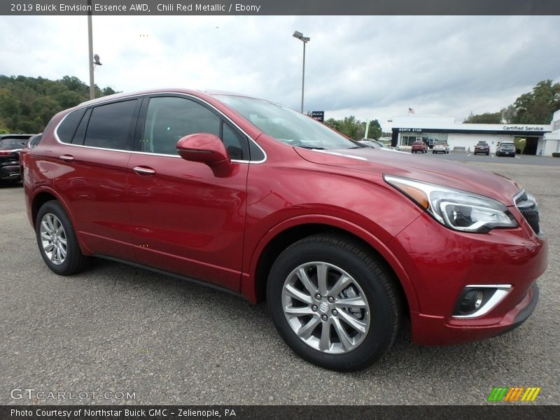 Chili Red Metallic / Ebony 2019 Buick Envision Essence AWD