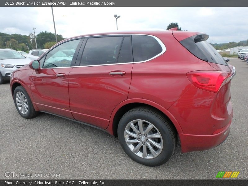 Chili Red Metallic / Ebony 2019 Buick Envision Essence AWD