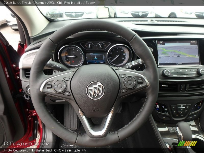 Chili Red Metallic / Ebony 2019 Buick Envision Essence AWD