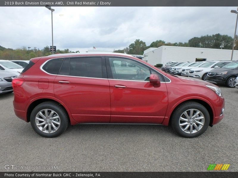 Chili Red Metallic / Ebony 2019 Buick Envision Essence AWD