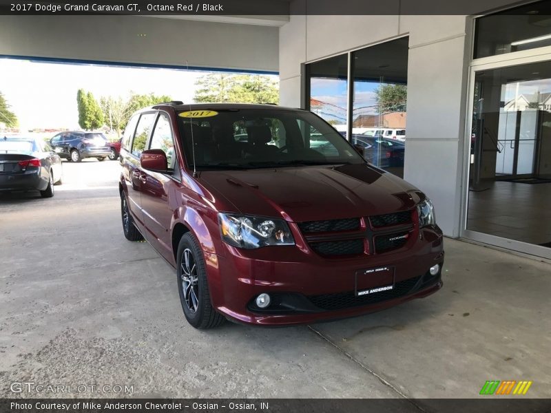 Octane Red / Black 2017 Dodge Grand Caravan GT