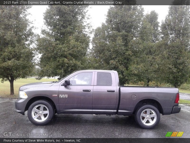 Granite Crystal Metallic / Black/Diesel Gray 2015 Ram 1500 Express Quad Cab 4x4