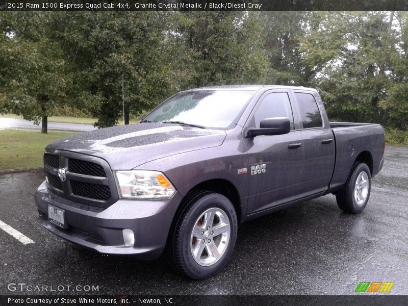 Granite Crystal Metallic / Black/Diesel Gray 2015 Ram 1500 Express Quad Cab 4x4
