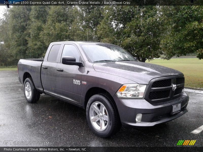 Granite Crystal Metallic / Black/Diesel Gray 2015 Ram 1500 Express Quad Cab 4x4
