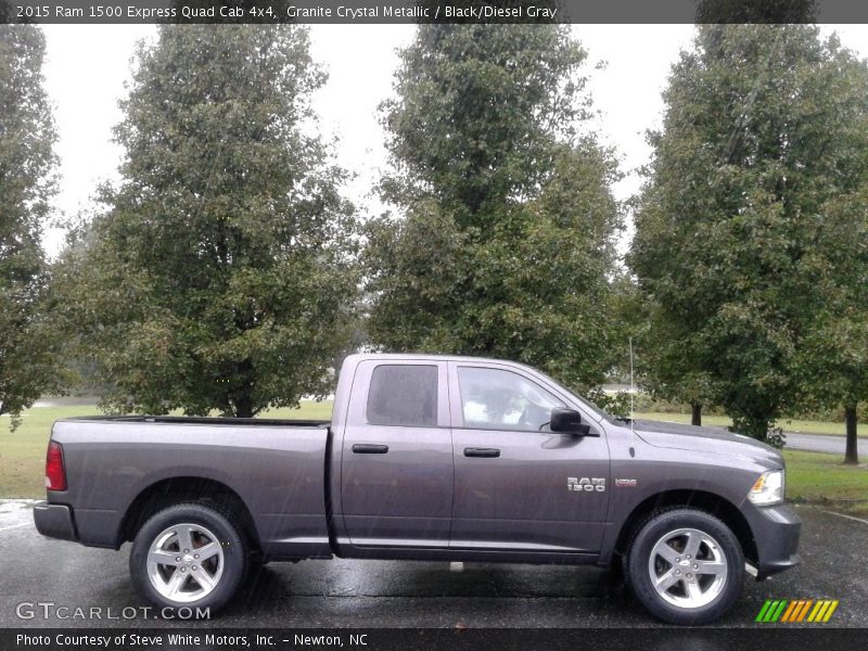 Granite Crystal Metallic / Black/Diesel Gray 2015 Ram 1500 Express Quad Cab 4x4