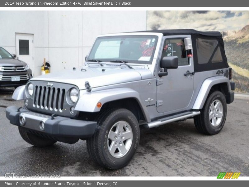 Billet Silver Metallic / Black 2014 Jeep Wrangler Freedom Edition 4x4