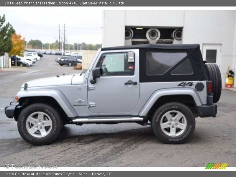 Billet Silver Metallic / Black 2014 Jeep Wrangler Freedom Edition 4x4