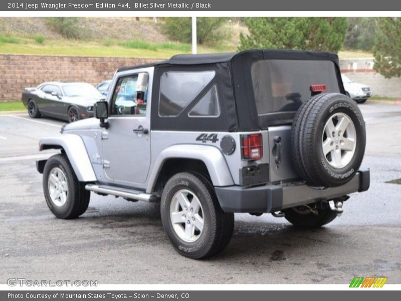 Billet Silver Metallic / Black 2014 Jeep Wrangler Freedom Edition 4x4