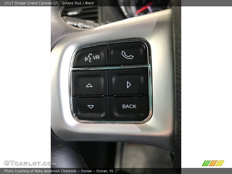 Octane Red / Black 2017 Dodge Grand Caravan GT