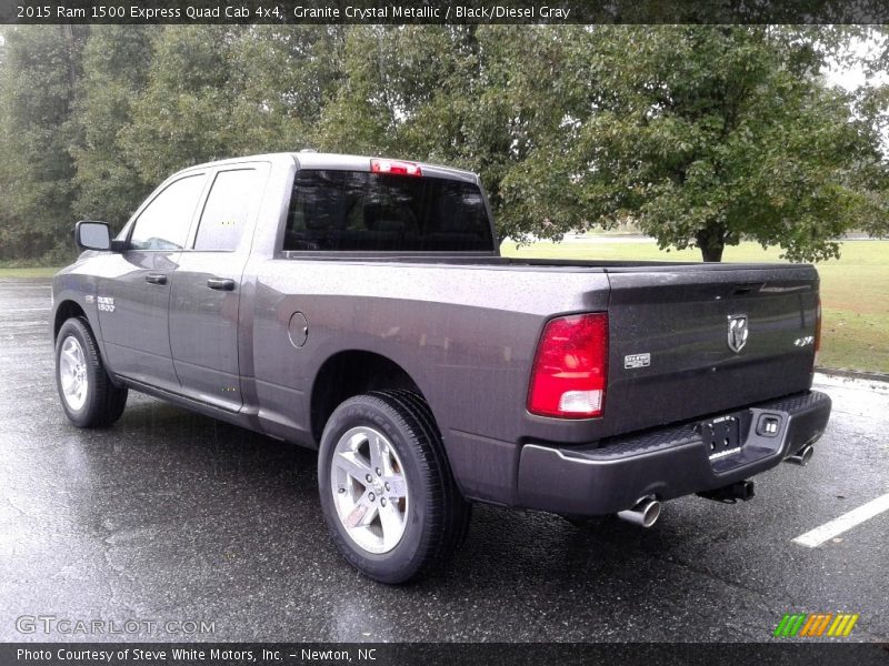 Granite Crystal Metallic / Black/Diesel Gray 2015 Ram 1500 Express Quad Cab 4x4