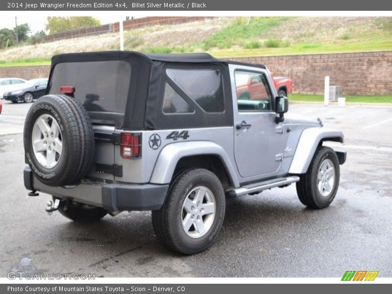 Billet Silver Metallic / Black 2014 Jeep Wrangler Freedom Edition 4x4