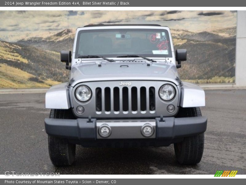 Billet Silver Metallic / Black 2014 Jeep Wrangler Freedom Edition 4x4