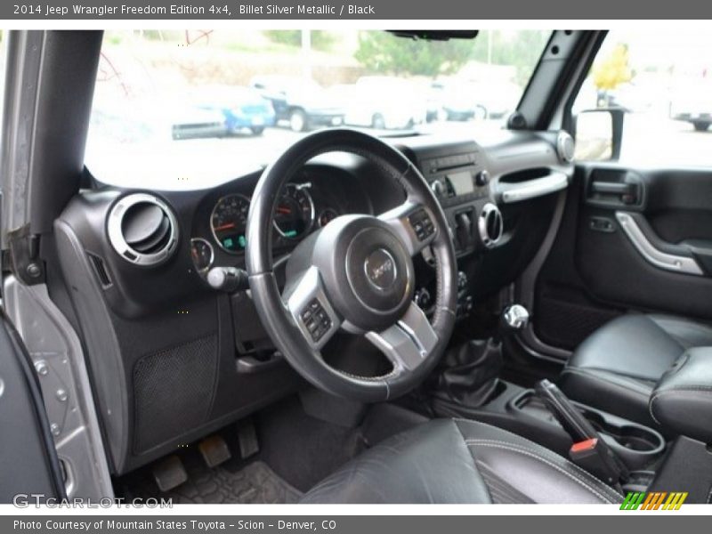 Billet Silver Metallic / Black 2014 Jeep Wrangler Freedom Edition 4x4