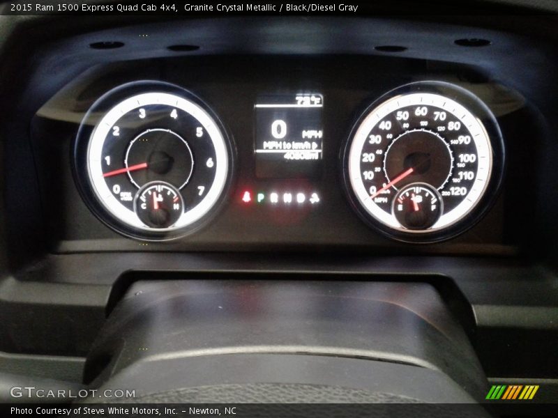 Granite Crystal Metallic / Black/Diesel Gray 2015 Ram 1500 Express Quad Cab 4x4