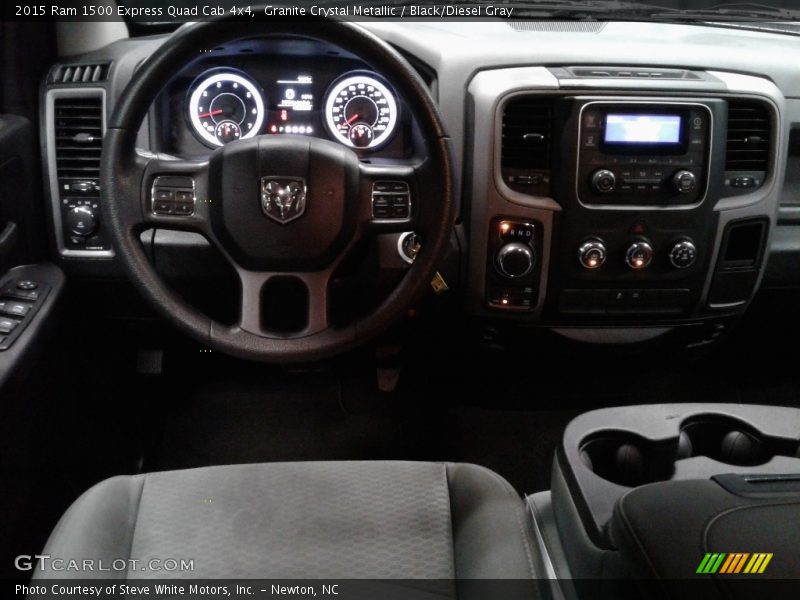 Granite Crystal Metallic / Black/Diesel Gray 2015 Ram 1500 Express Quad Cab 4x4