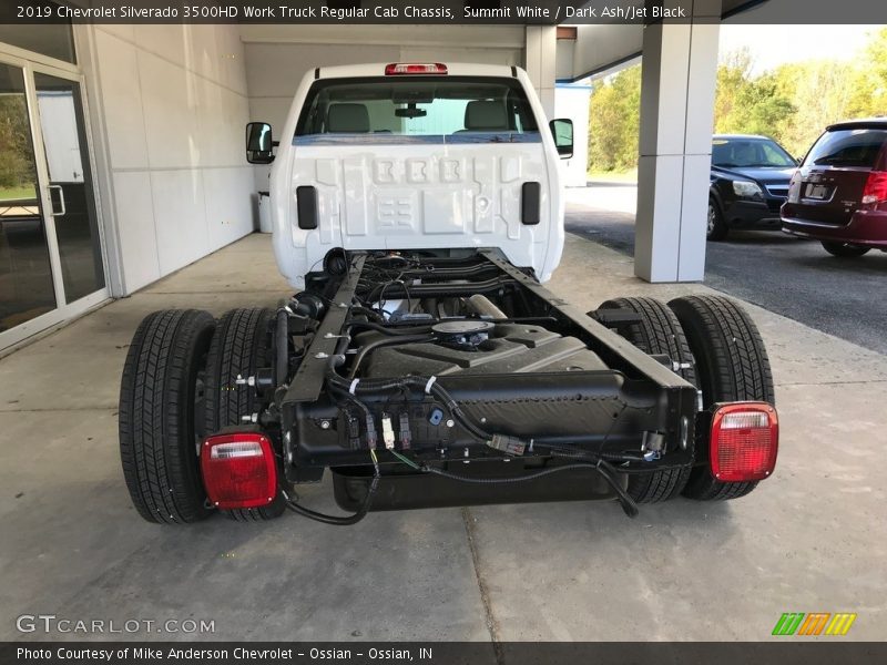 Undercarriage of 2019 Silverado 3500HD Work Truck Regular Cab Chassis