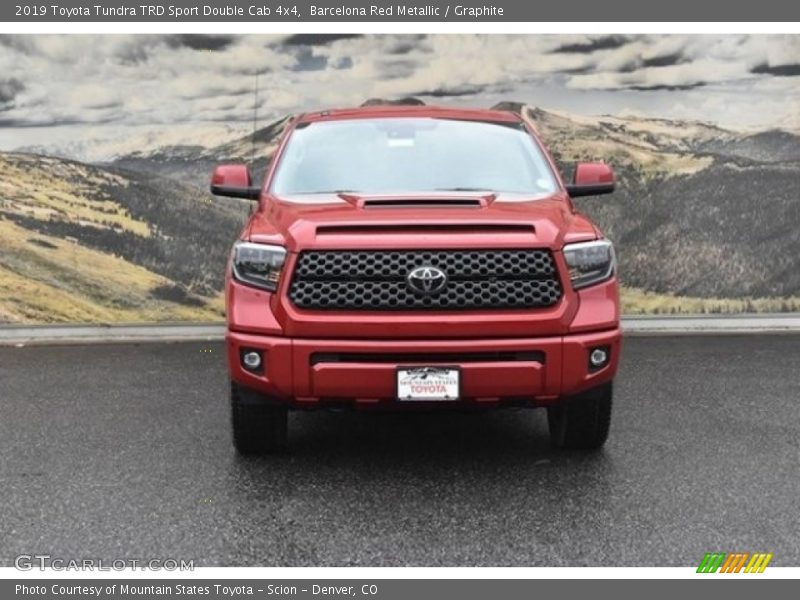 Barcelona Red Metallic / Graphite 2019 Toyota Tundra TRD Sport Double Cab 4x4